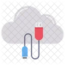 Nube usb  Icono