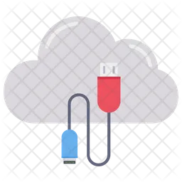 Nube usb  Icono