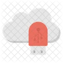 Nube usb  Icono