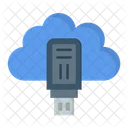 USB Almacenamiento En La Nube Almacenamiento Icono