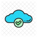 Nube verificada  Icono