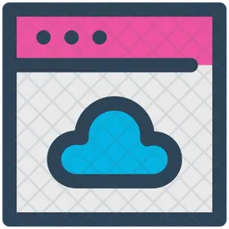 Nube web  Icono