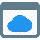 Nube Web Datos En La Nube Almacenamiento En La Nube Icono