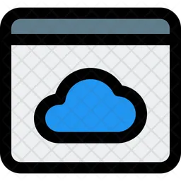 Nube web  Icono