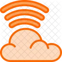 Wifi En La Nube Nube Red Icono