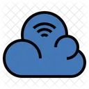 Wifi En La Nube Internet De Las Cosas Iot Icono