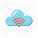 Wifi Red Nube Icono