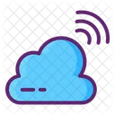 Wifi En La Nube Nube Red Icono