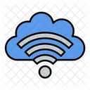 Nube Wifi Red En La Nube Icono