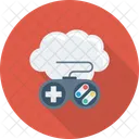 Nube y gamepad  Icono