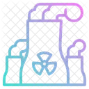 Centrale Nucleaire Cheminee Icône