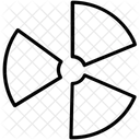 Risque Biologique Nucleaire Rayonnement Icône