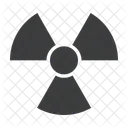 Nucleaire Radiation Avertissement Icône