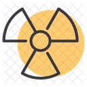 Nucleaire Radiation Avertissement Icône