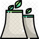 Nuclear Nuclear Eco Power Plant Icon