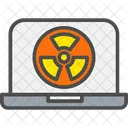 Nuclear Computer Atomic Icon