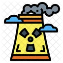 Nuclear Chimney Industry Icon