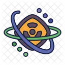Nuclear Sign Chemical Icon