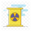 Nuclear Barrel Toxic Waste Barrel Chemical Barrel Icône