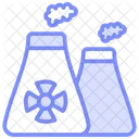 Nuclear Energy Duotone Line Icon Icon
