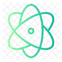 Nuclear Energy Atom React Icon