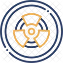 Nuclear Energy Radiation Alert Icon