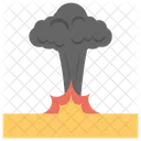 Nuclear Explosion Mushroom Cloud Atomic Blast Icon