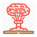 Nuclear Explosion Cloud Icon