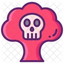 Nuclear Explosion Bomb Explosion Fire Disaster Icon
