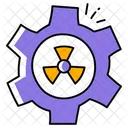 Nuclear Factory Nuclear Plant Chimney Pollution Icon