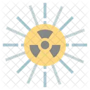 Nuclear Fusion Radience Radioactive Icon