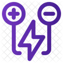 Nuclear Fusion Atom Icon