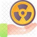 Nuclear Power Radiation Icon