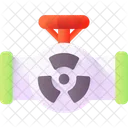 Nuclear Power Radiation Icon