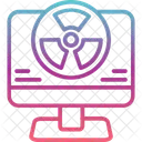 Nuclear Radiation Radioactive Icon