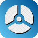 Nuclear Power Radiation Icon