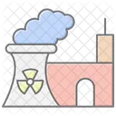 Nuclear Awesome Lineal Color Icon 아이콘