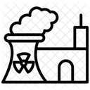 Nuclear Black Outline Icon 아이콘