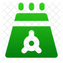 Nuclear Power Radiation Icon