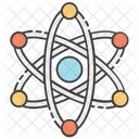 Physics Symbol Physical Chemistry Atoms Orbits Icon