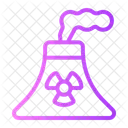 Nuclear Plant Power Station Icon