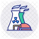 Nuclear Plant Energy Factory Icon