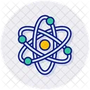 Nuclear Power Atom Electrons Icon