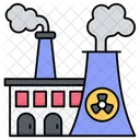 Nuclear Power Plant Factory Industry Icon