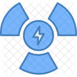 Nuclear Power Radiation  Icon