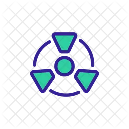 Nuclear Radiation  Icon