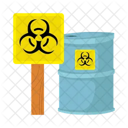 Nuclear waste  Icon
