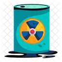 Nuclear Waste Radioactive Waste Waste Barrel Icône