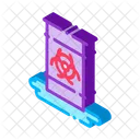 Danger Nuclear Pollution Icon