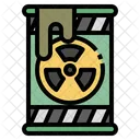Nuclear Waste Toxic Waste Barrel Icon